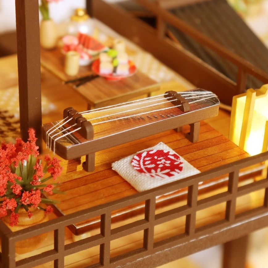 2Kids Toys - Miniatiūrinis namelis Prabangus sakurų vila 2xAAA