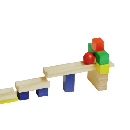 2Kids Toys - Spalvingas medinis domino, 400 vnt.
