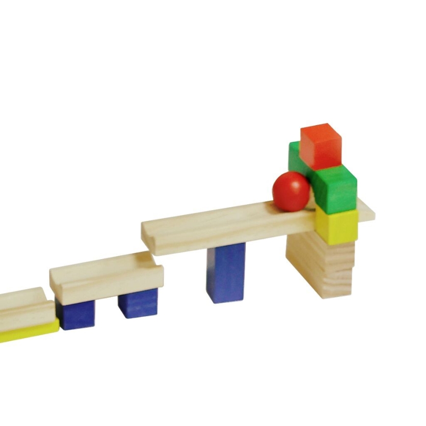 2Kids Toys - Spalvingas medinis domino, 400 vnt.