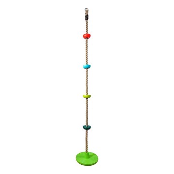 2Kids Toys - Vaikiškas climbing rope Su discs spalvų derinys