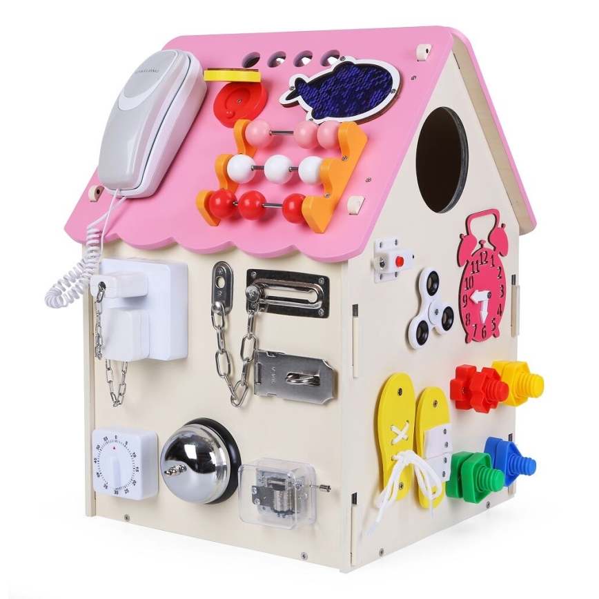 2Kids Toys - Veiklos lenta namas rausva