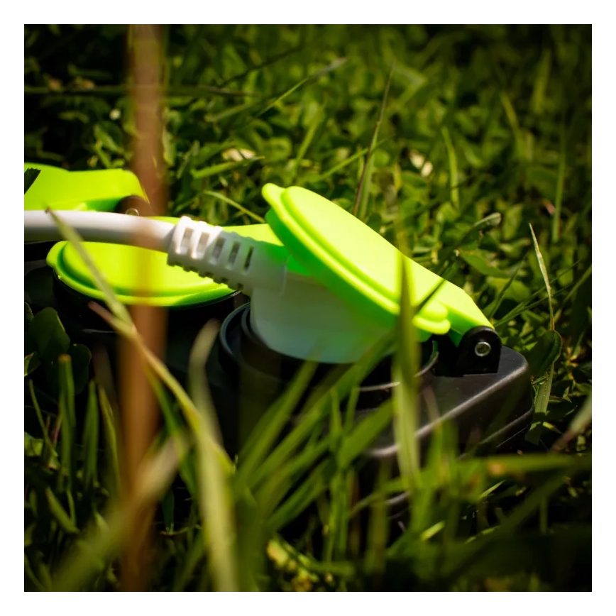 3 lizdų prailginimo kabelis su jungikliu, 20 m, IP44