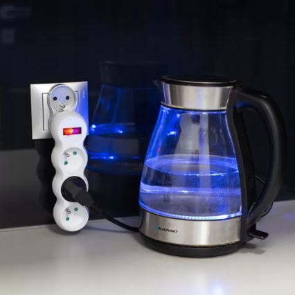 3 lizdų prailgintojas su jungikliu