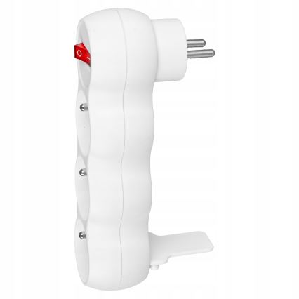 3 lizdų prailgintojas su jungikliu