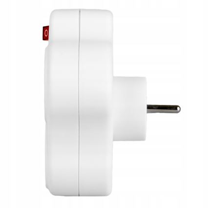 3 lizdų skirstytuvas su jungikliu