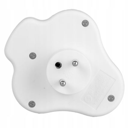 3 lizdų skirstytuvas su jungikliu