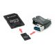 4in1 MicroSDHC 16GB + SD adapteris + MicroSD skaitytuvas + OTG adapteris