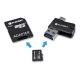 4in1 MicroSDHC 32GB + SD Adapteris+ MicroSD Kortelių skaitytuvas + OTG Adapteris
