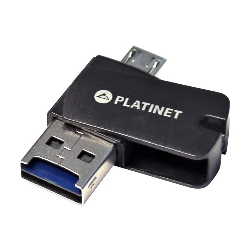 4in1 MicroSDHC 32GB + SD Adapteris+ MicroSD Kortelių skaitytuvas + OTG Adapteris