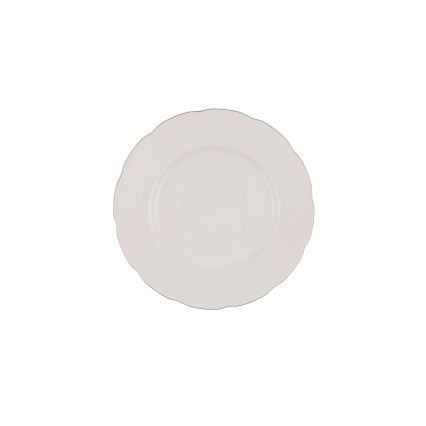 54 dalių porceliano indų rinkinys, balta/sidabrinė/dramblio kaulo