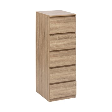 5five - Komoda HEIM 40x118x48 cm ruda