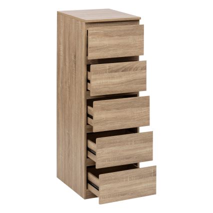 5five - Komoda HEIM 40x118x48 cm ruda