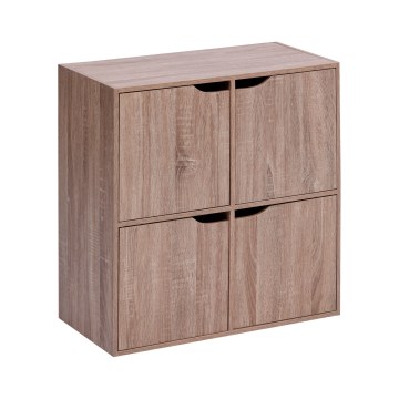 5five - Komoda TIDY 68x68x32 cm ruda