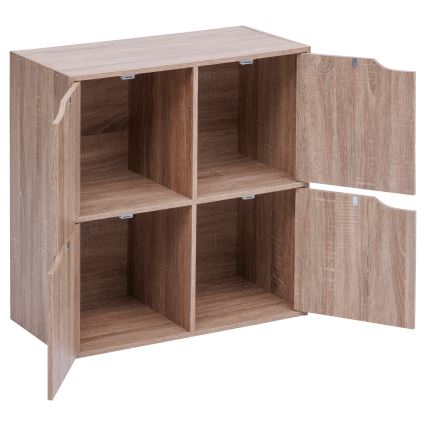5five - Komoda TIDY 68x68x32 cm ruda