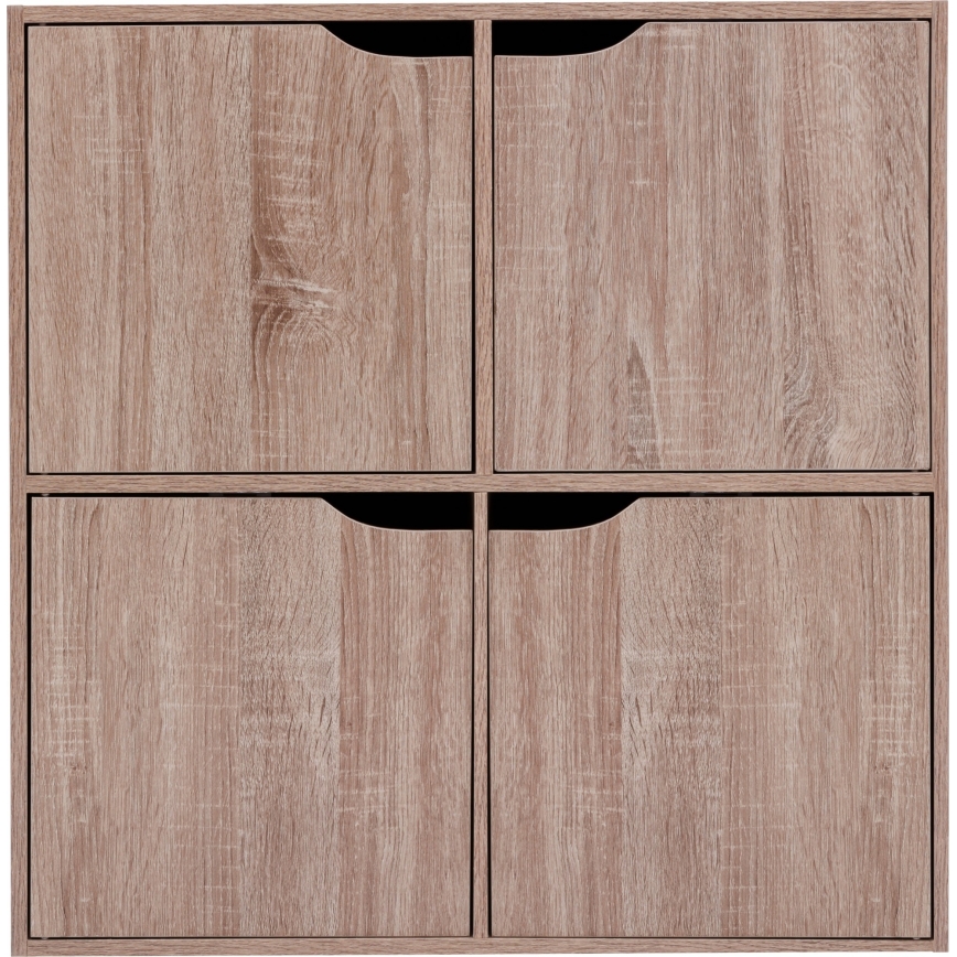 5five - Komoda TIDY 68x68x32 cm ruda