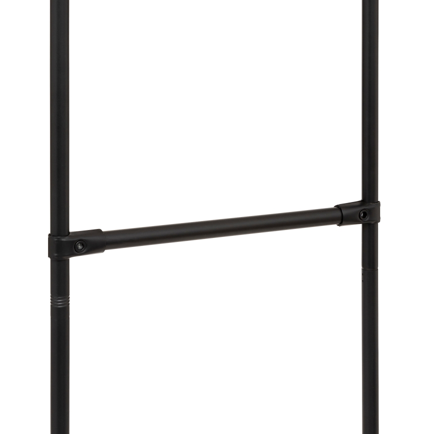 5five - Pastatoma drabužių kabyklė KENY 173x117 cm juodos spalvos
