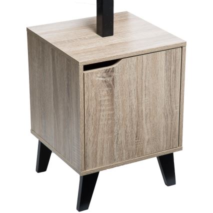5five - Pastatoma drabužių kabyklė RAME 169x35 cm juoda/ruda
