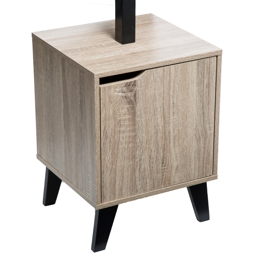 5five - Pastatoma drabužių kabyklė RAME 169x35 cm juoda/ruda