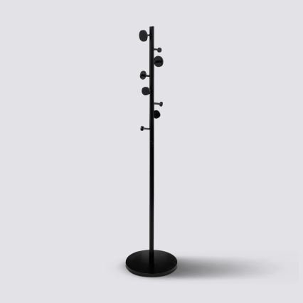 5five - Pastatoma paltų kabykla PERY 176x37 cm juoda