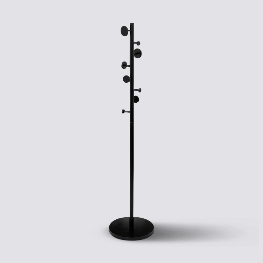5five - Pastatoma paltų kabykla PERY 176x37 cm juoda