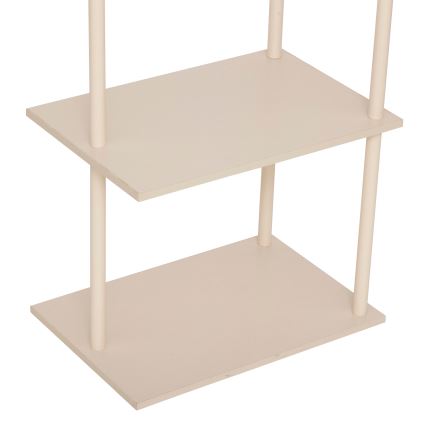 5five - Pastatomas rūbų stovas LENTY 164x45 cm, kreminės spalvos