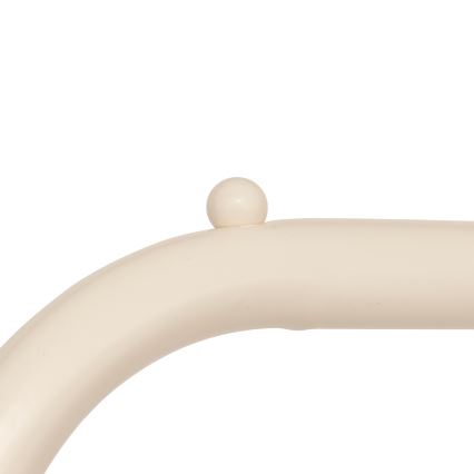 5five - Pastatomas rūbų stovas LENTY 164x45 cm, kreminės spalvos