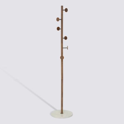 5five - Rūbų stovas PERY 175x36,5 cm ruda/balta
