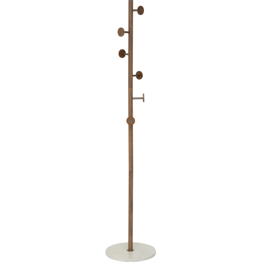 5five - Rūbų stovas PERY 175x36,5 cm ruda/balta
