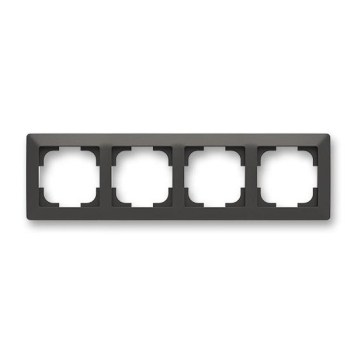 ABB 3901T-A00040 237 - Keturių modulių rėmelis ZONI matinė juoda