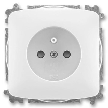 ABB 6619A-A06357 B - Buitinė kištukinė rozetė be rėmelio TANGO 250V balta