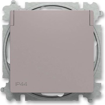 ABB 6619T-A06995 244 - Namų elektros lizdas be rėmelio ZONI 250V IP44 pilkai smėlinė