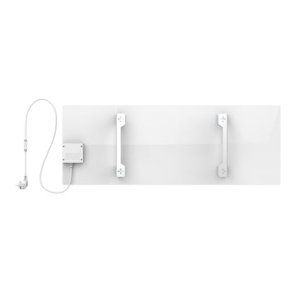 AENO - Išmanioji elektrinė infraraudonųjų spindulių panelė 700W laikmatis/termostatas IP44 Wi-Fi balta