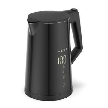 AENO - Išmanusis 1,7 l elektrinis virdulys su LED ekranu 2200 W/230 V juodas