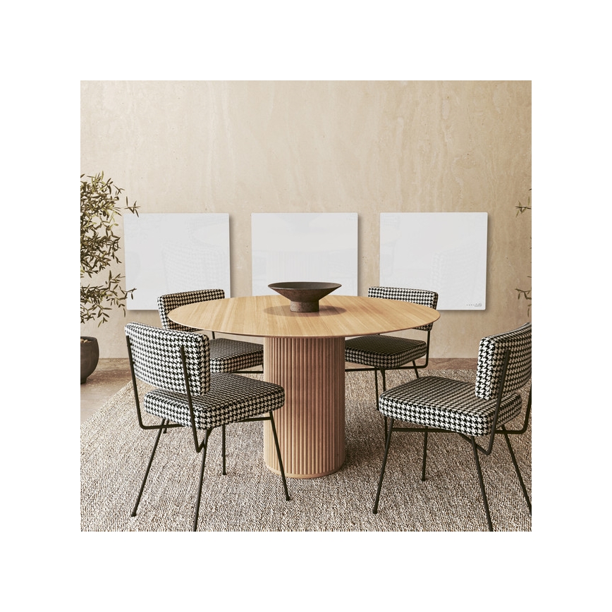 AENO - Išmanusis elektrinis infraraudonųjų spindulių panelis 500 W laikmatis/termostatas Wi‑Fi, baltas