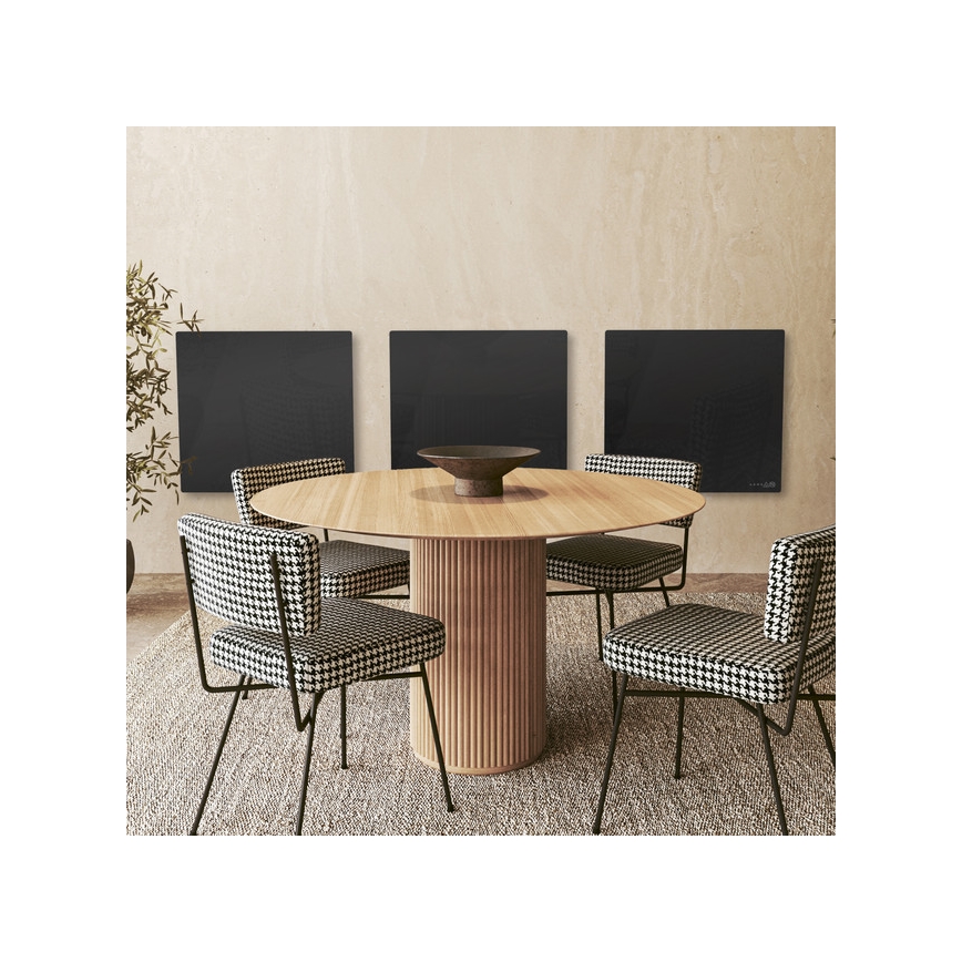 AENO - Išmanusis elektrinis infraraudonųjų spindulių panelis 500W laikmatis/termostatas Wi-Fi baltas