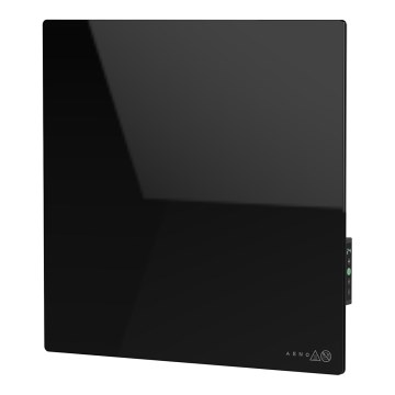 AENO - Išmanusis elektrinis infraraudonųjų spindulių šildytuvas 500W laikmatis/termostatas Wi-Fi juodas