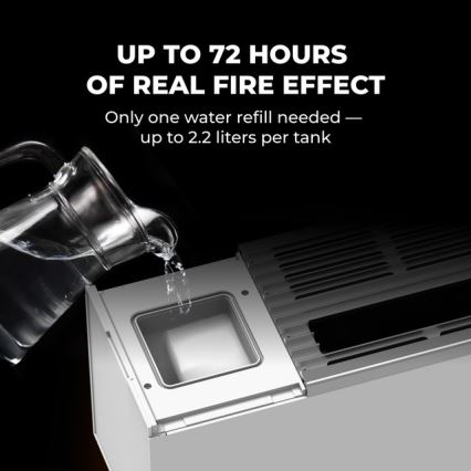 AENO - Išmanusis elektrinis šildytuvas/konvektorius 1000/2000W balta