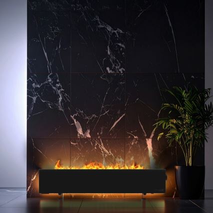 AENO - išmanusis elektrinis šildytuvas/konvektorius 1000/2000W juodas