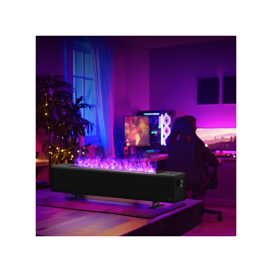 AENO - išmanusis elektrinis šildytuvas/konvektorius 1000/2000W juodas