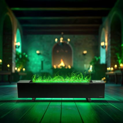 AENO - išmanusis elektrinis šildytuvas/konvektorius 1000/2000W juodas