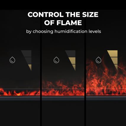 AENO - išmanusis elektrinis šildytuvas/konvektorius 1000/2000W juodas