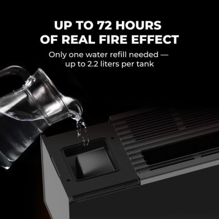 AENO - išmanusis elektrinis šildytuvas/konvektorius 1000/2000W juodas