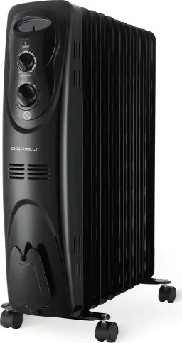 Aigostar - Aliejinis radiatorius, 11 sekcijų, 2300 W/230 V, juodas