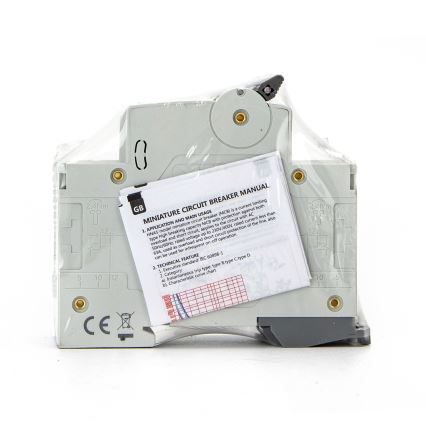 Aigostar - Automatinis išjungiklis 2 fazių 2P-63A-C 230-400V