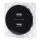 Aigostar - be rėmelio USB maitinimo lizdas, 2x USB-A, juodas