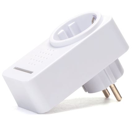 Aigostar - Bevielis prijungiamas durų skambutis 1Z 230V IPX4 balta