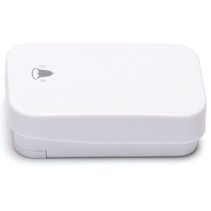 Aigostar - Bevielis prijungiamas durų skambutis 1Z 230V IPX4 balta