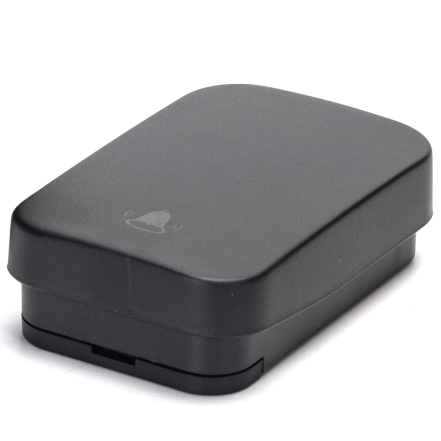 Aigostar - Bevielis prijungiamas durų skambutis 1Z 230V IPX4 juoda