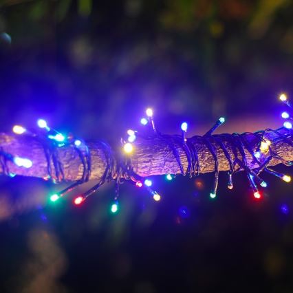 Aigostar - daugiaspalvė saulės LED girlianda, 100 LED, 8 režimai, 12 m, IP65