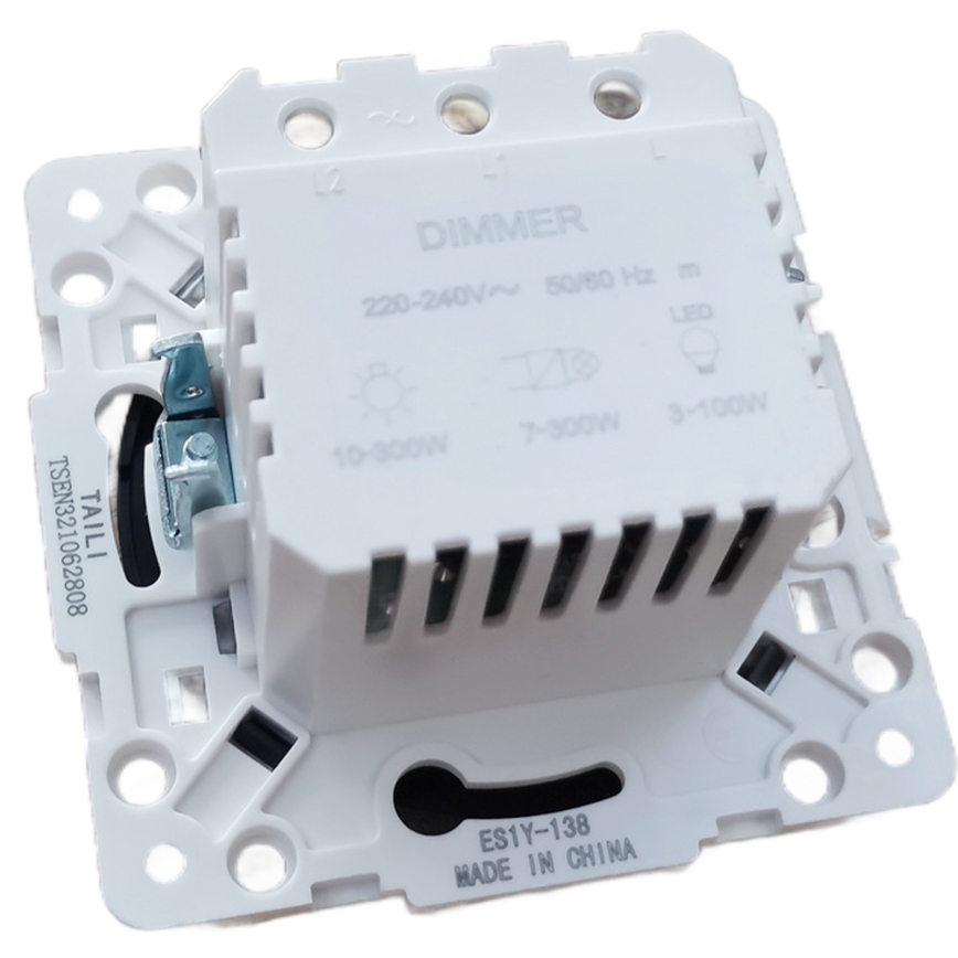 Aigostar - Dimeris be rėmelio 250V/10A juodas